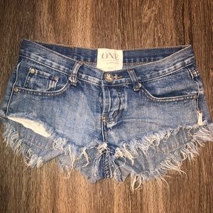 One Teaspoon denim shorts